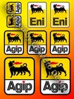 AGIP Eni Oils Lubricants Stickers Decals Graphics Aprilia Ducati Laminated