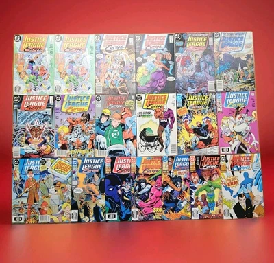 Vtg Lot Of 20 JUSTICE LEAGUE EUROPE #2 3 5 7-12 17 18 20 21 29 30 33-36 DC FN-VF - Image 1 of 4