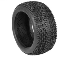 CITYBLOCK 1/8 TRUGGY TIRES W/ RED INSERT SUPER SOFT-ORANGE - AKA14112VR