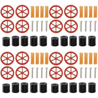  4 Sets DIY 3D -Drucker -Kit 3D -Drucker -Heizungsniveau -Nivellierungsfedern