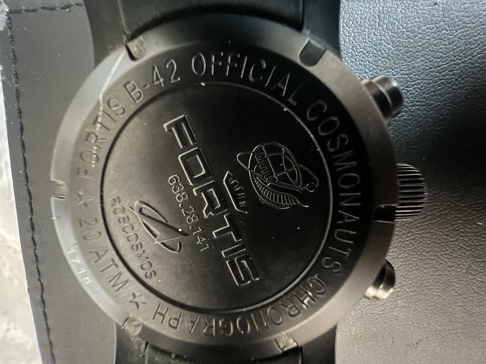 FORTIS Fortis B42 Marine master Black Carbon Chronograph Ref 638.28.71k SN 1715 - Image 2 of 4