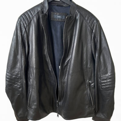 Hugo Boss Mercedes AMG Petronas F1 Leather Jacket Men's 48R Never
