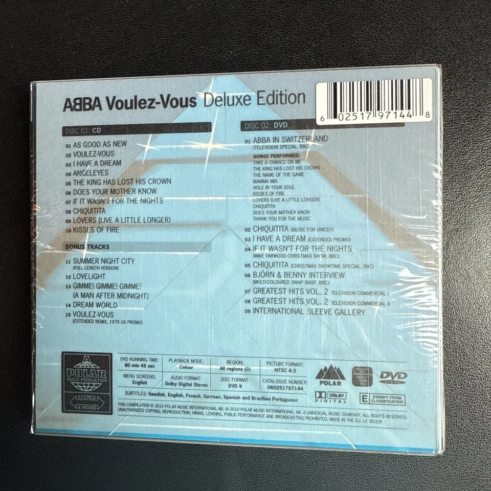 ABBA - VOULEZ-VOUS - CD + DVD - Deluxe Edition 2010 - Digipak - Neu In Folie - Bild 2 von 2