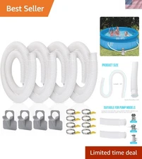 High-Quality 1.25" Diameter Pool Pump Hose - 59" Long, Perfect for 330-1000 GPH