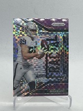2025 Panini Prizm Football Brock Bowers Fractal Purple Power /49 SP Raiders