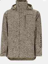 NEW WITH TAGS! Men's Large - Simms Challenger Fishing Jacket - Pebblestone