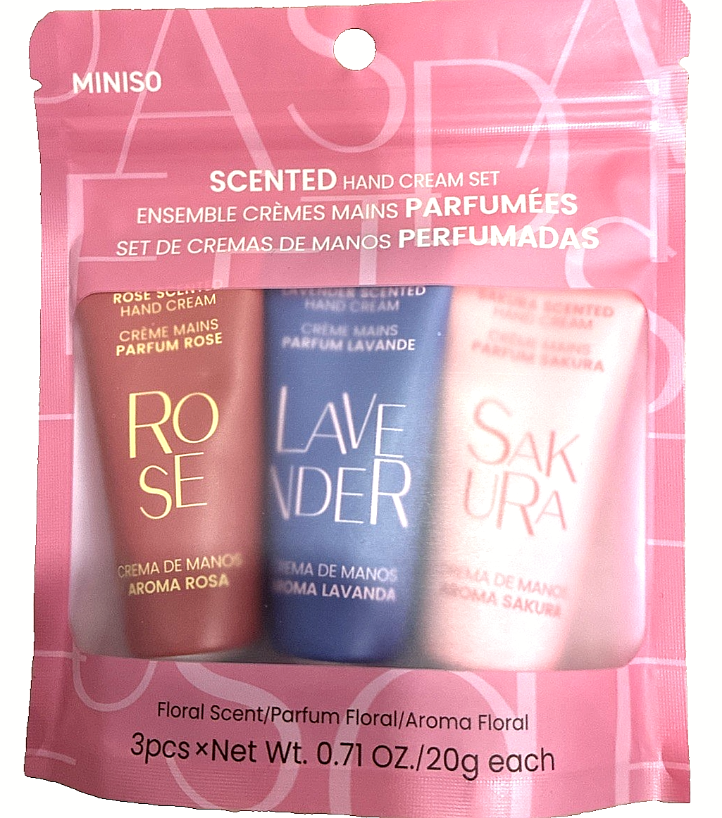 Miniso Scented Hand Cream Set (Parfum/Perfume Floral Aroma) | eBay