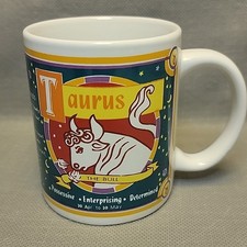 Taurus the Bull Ceramic Zodia Birthday Coffee Tea Mug Cup 10 oz
