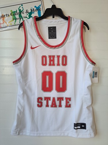 Nike Playmaker Ohio State Buckeyes Basketball Game Jersey Women's Medium AV2183