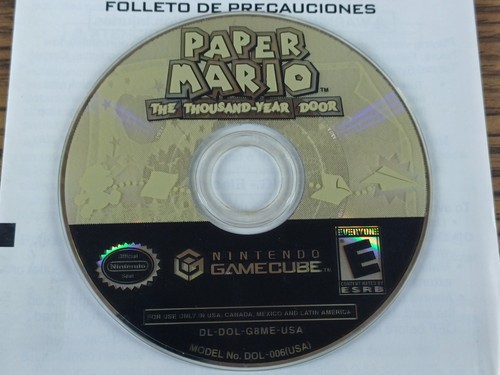 Paper Mario: The Thousand Year Door Nintendo Gamecube Authentic Rare Tested - Picture 2 of 5