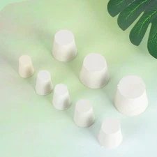 16 PCS Laboratory Test Tube Bung Rubber Plugs for Holes Watertight Stopper