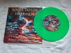 ROGER TAYLOR Queen HAPPINESS? 1994  GREEN NUMBERED VINYL  7" P/S MINT