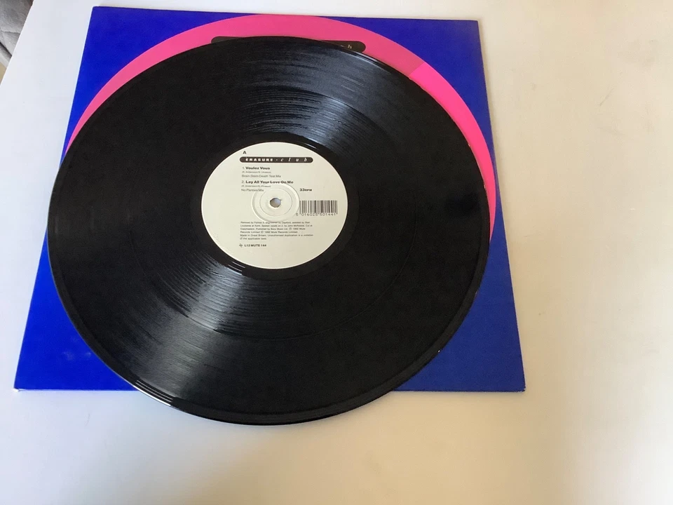 Erasure – Voulez Vous / Lay All Your Love On Me 12" Vinyl 1992 Mute - Image 3 of 4
