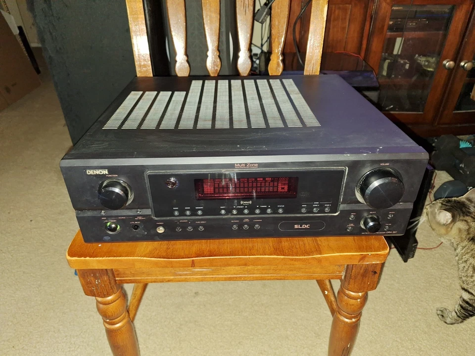 Denon DRA-397 AM/FM Multi-Zone Home Entertainment Receiver TESTED WORKS - Image 4 of 4