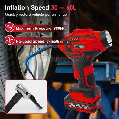 Portable Air Compressor, 20V Rechargeable Battery Powered 150PSI Handheld Pump
