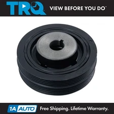 TRQ Harmonic Balancer Crankshaft Pulley for Subaru Legacy Forester Impreza 2.5L