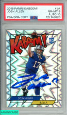 2018 PANINI KABOOM! JOSH ALLEN #JA KABOOM! ROOKIE PSA 8 NM MT AUTO GEM MT 10