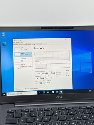 Dell Latitude 7300 Laptop 14" Black Core i5-8265U 8GB RAM 256GB SSD - Picture 4 of 11