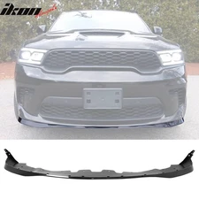 Fits 21-25 Dodge Durango Front Bumper Lip 21+ Hellcat Style Gloss Black Spoiler