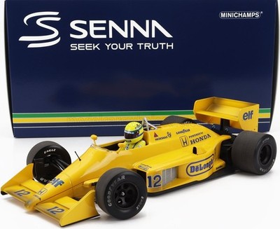 Lotus Honda 99T Ayrton Senna 1st Win Monaco GP 1987 Dirty Version LE 994 in 1:18