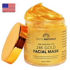 One Day Sale 24K Gold Facial Mask, Anti-Aging Gold Face Mask for Flawless & Mois