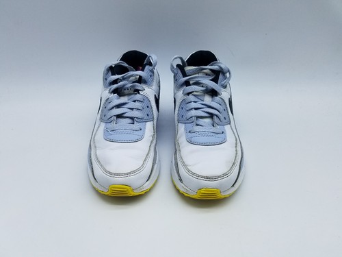 Nike Air Max 90 LTR (GS) Boy's Size 4Y Sneakers White Whisper Blue Royal Black - Bild 3 von 14