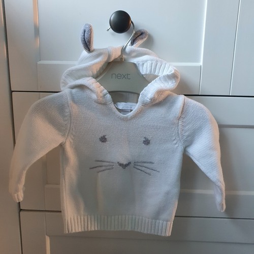 Jumper Newborn Girls Boys Baby White 