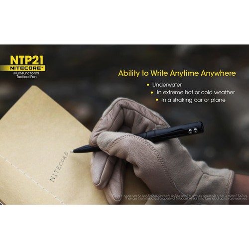 ~NEW~ Nitecore NTP21 Multi-functional Premium Tactical Pen w/ Glass Breaker - Picture 5 of 6