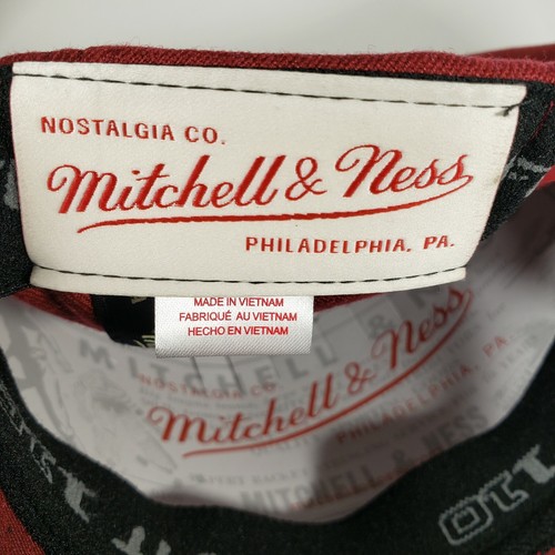 Cappello Berretto Snapback Mitchell & Ness Rosso O Bianco Nuovo - Foto 12 di 12