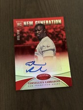 2013 Certified Mirror Red Signatures /999 #239 CORNELLIUS CARRADINE Auto RC