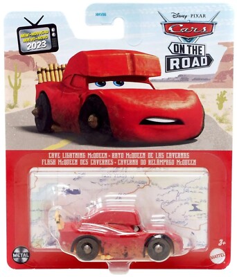 CAVE LIGHTNING MCQUEEN Rayo Racer Disney Cars 1:55 Die-cast Auto Metall Neu