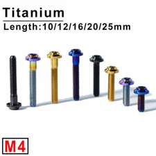 M4*10/12~25mm TC4  Titanium Alloy Umbrella Head Screws For Motorbike Conversion