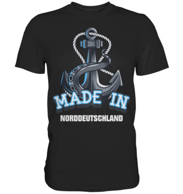 Premium Shirt Norddeutschland Norden Küste Nordsee Ostsee Geschenk Urlaub Liebe