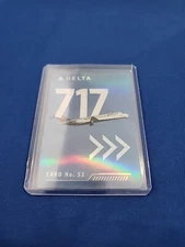 DELTA AIR LINES PILOT TRADING CARD 52 BOEING B717-200 CARD 2022 NEW!