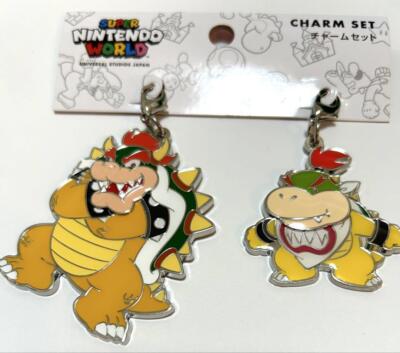 USJ Bowser Bowser Jr. Charm set Super Nintendo World Super Mario Bros. Exclusive
