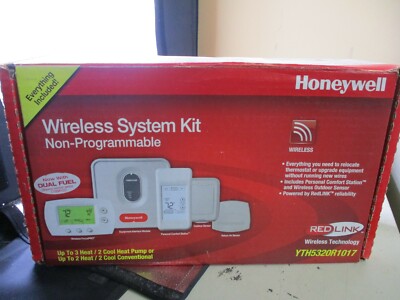 New Honeywell Yth5320r1017 Redlink Non Programmable Thermostat System Kit Ebay New Honeywell Yth5320r1017 Redlink Non Programmable Thermostat System Kit Ebay