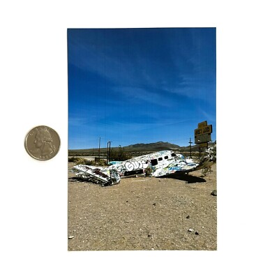 RARE GUNS FTL Original Airplane Photo Print Mike Giant Barry McGee Invader Katsu