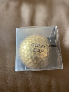 Titleist Mint Gold Leaf Golf Ball-over 50 Years Old! Very Rare And Unique Item.