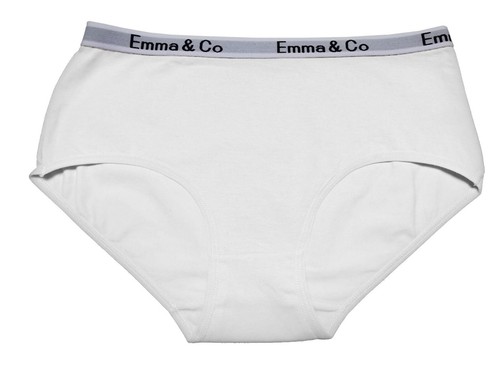 Paquete de 6 calzoncillos de algodón básicos cómodos de altura media para niñas y damas - Imagen 18 de 26