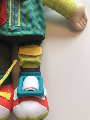 Playskool Dressy Kids Plush Boy Doll Learn To Dress Tie Button Zip Dapper Dan - Picture 5 of 10