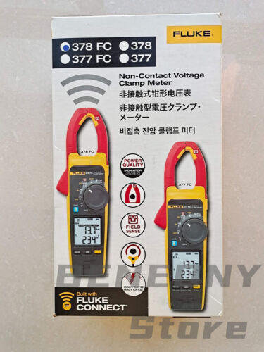 Fluke 378 FC Non-Contact Voltage True-RMS AC/DC Clamp Meter with iFlex/ - Picture 2 of 9