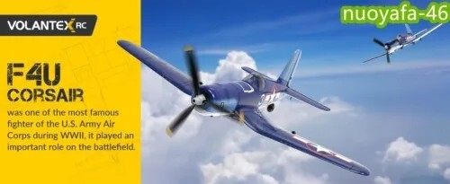 US Volantex F4U Fighter 2.4G 4CH Wing 400mm RC Airplane 6Axis Gyro Aerobatic RTF - Picture 11 of 17