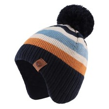 Knitted Baby Hat Scarf Set Winter Warm Boys Girls Beanie Fleece Lining Toddle...