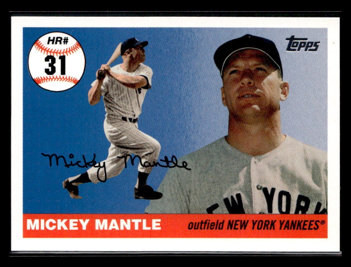 2006 Topps #MHR31 Mickey Mantle Mickey Mantle Home Run History