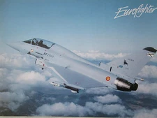 EUROFIGHTER EF 2000 EUROPEAN COMBAT AIRCRAFT STRAIGHT/BACK DOCUMENT