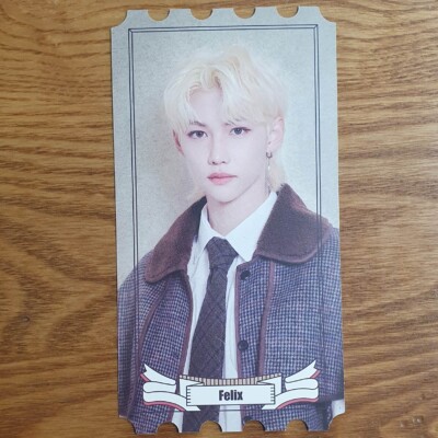 Felix Official Special Photo Ticket Stray Kids 1st #LoveStay SKZ-X