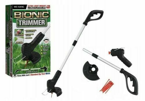 Tagliaerba Tosaerba Elettrico Portatile Ricaricabile Erba Prato Verde e Giardino - Foto 3 di 3