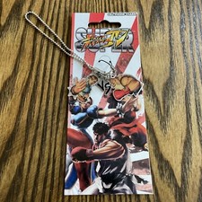 Super Street Fighter IV Chun-Li VS. Ryu Logo Cell Phone Charm Keychain NEW