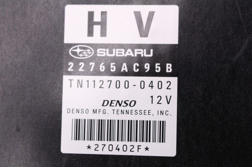 2011 SUBARU LEGACY ECU ENGINE COMPUTER MODULE FEDERAL EMISSIONS 22765AC95B OEM - Bild 4 von 5