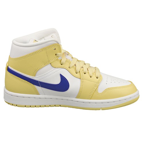 Nike Air Jordan 1 Mid Mujeres White Lemon Zapatillas - Imagen 5 de 8